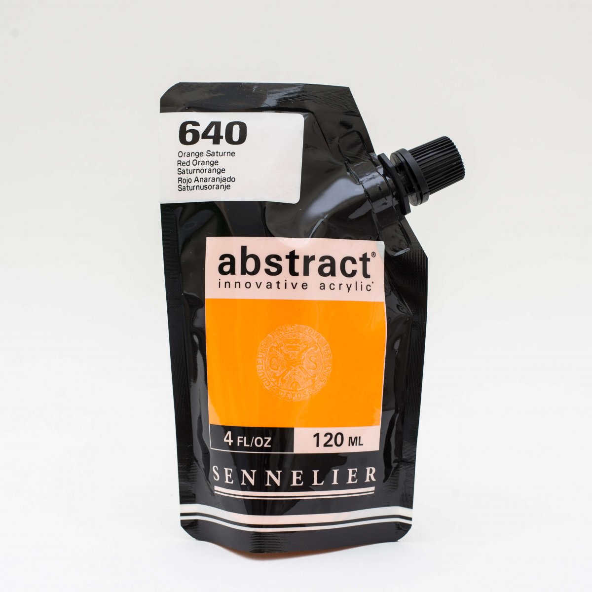 Sennelier Abstract Akrylfarve 640 Red Orange 120 ml - Abstract 120ml